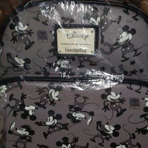 Authentic Mickey mouse bag- black and grey